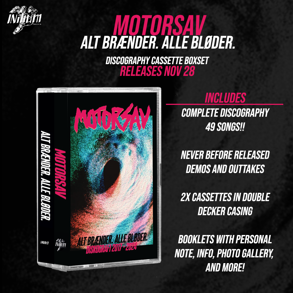 Motorsav - Alt Brænder. Alle Bløder. - Tape (PRE-ORDER)